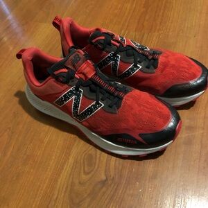 New Balance Red and Black Athletic Sneakers